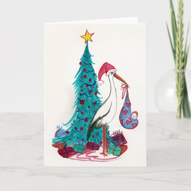 Cartão De Festividades Bebê a Caminho (Frente)