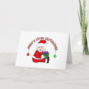 Cartão De Festividades Bebê Elfo - Camisetas e Presentes Asiáticos