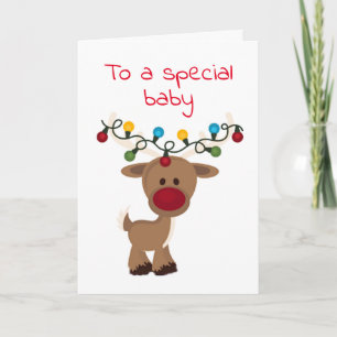 CARTÃO DE FESTIVIDADES **BEBÊ ESPECIAL** DE NATAL