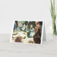 Bebê Jesus em natividade submarina