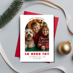 Cartão De Festividades Bebê Natal Tanta Alegria Engraçada Cachorro Pet Fo