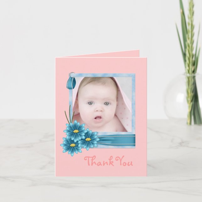 Cartão De Festividades Bebês 1rua Natal nova Foto do bebê (Frente)