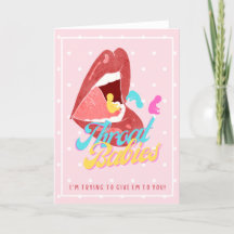 Bebês da garganta, tentando dar a você