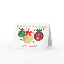 Bebidas vermelhas, verdes e douradas Natal espanho