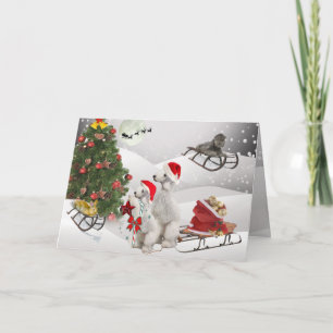 Cartão De Festividades Bedlington Christmas Holidays