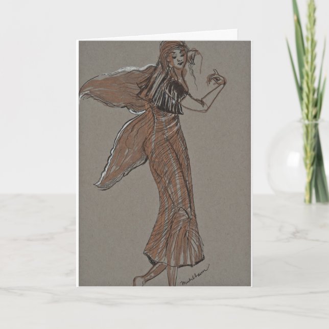 Cartão De Festividades Bedouin Angel Card (Frente)