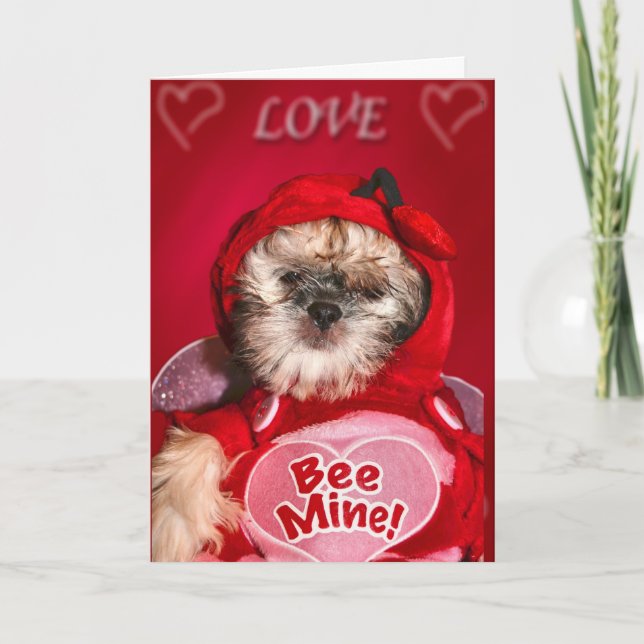 Cartão De Festividades bee mine (Frente)