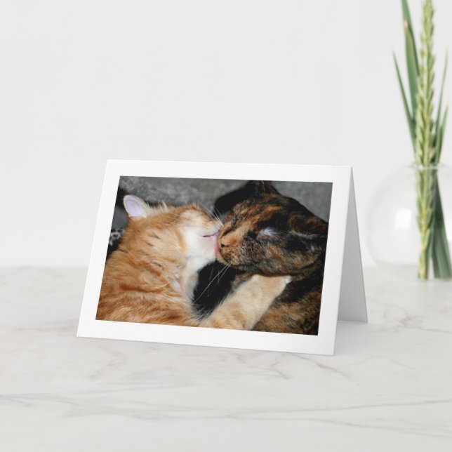 Cartão De Festividades beijos! (Frente)