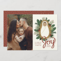 Bela Criança Jesus Cristo Script Joy Foto Natal