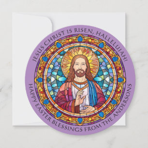 Cartão De Festividades Bela Ressurreição Religiosa do Cristo Páscoa