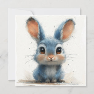 Cartão De Festividades Belas-fritas: Blissful 🐇 Digital