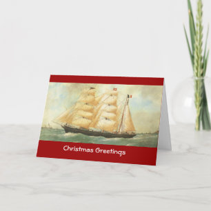 Cartão De Festividades Belém, navio de navigação francês, 1902