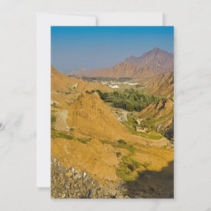 Cartão De Festividades Beleza de uma paisagem desértica