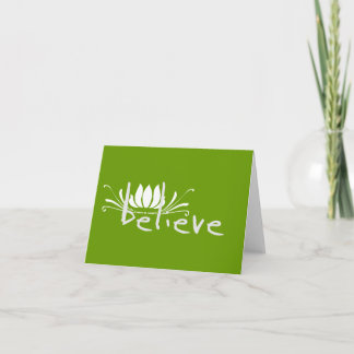 Cartão De Festividades Believe Greeting Card