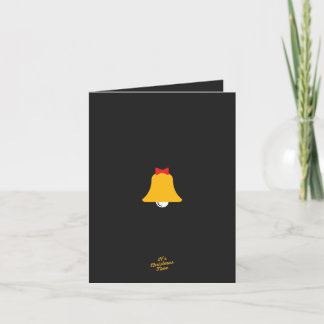 Cartão De Festividades Bell Christmas Card