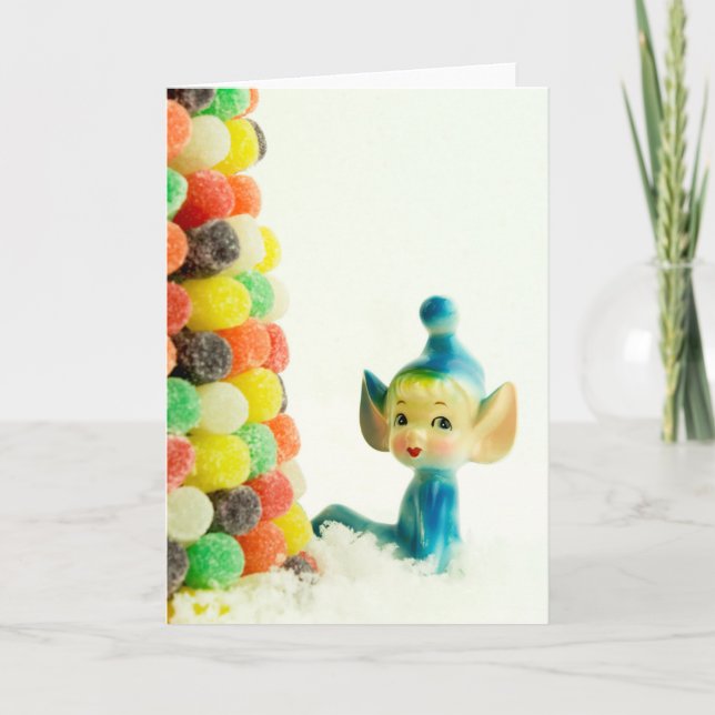 Cartão De Festividades Belle the Pixie Elf (Frente)
