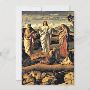 Cartão De Festividades Bellini: Transfiguração de Cristo