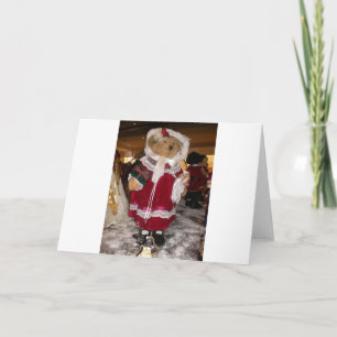 Cartão De Festividades Belo Natal com amor Tenha um belo dia e