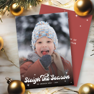 Cartão De Festividades Belo Retro Suspira Foto Da Época Neve De Natal