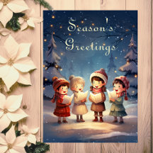 Belos Carolos de Natal Vintage Noite de Inverno