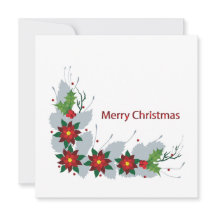 Belos Flores Ponsettia Design único