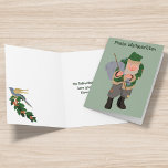 Cartão De Festividades Belsníquel Frahe Weihnachten Natal alemão<br><div class="desc">Este cartão de Natal está pronto para ser personalizado com a sua própria mensagem na frente e na dentro ou sair como está. A frente lê Frohe Weihnachten. (Alemão para Feliz Natal). O dentro diz: O Belsníquel espera que você tenha sido bom este ano! Feliz Natal O cartão apresenta um...</div>