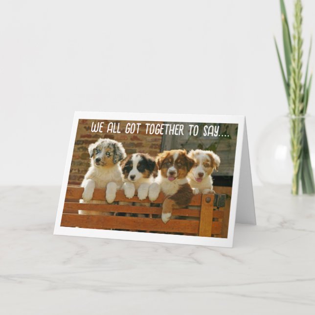 CARTÃO DE FESTIVIDADES **BEM-VINDO À VIZINHANÇA" (Frente)