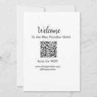 Bem-vindo ao restaurante do hotel villa scan QR WI