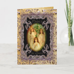 Cartão De Festividades Bênção da Estação Vitoriana