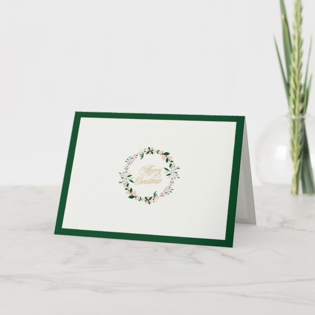 Cartão De Festividades Bênçãos (Frente)