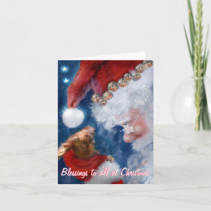 Cartão De Festividades Bênçãos de Natal a Todos