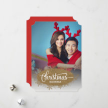 Bênçãos de Natal Brilho Glitter foto Feriado 