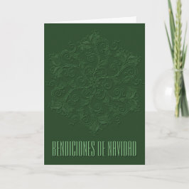 Cartão De Festividades Bençãos de Navidad