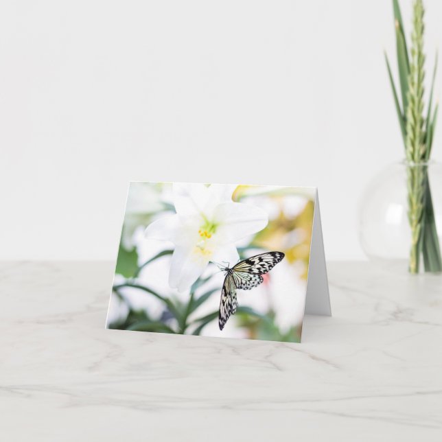 Cartão De Festividades Bênçãos de páscoa 1 John 2:25 Verso de Bíblia (Frente)