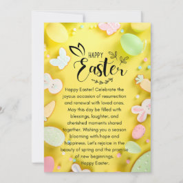 Cartão De Festividades Bênçãos Familiares