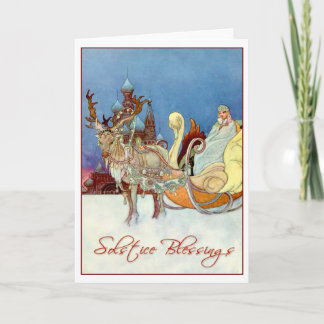 Cartão De Festividades Bênçãos Solstício