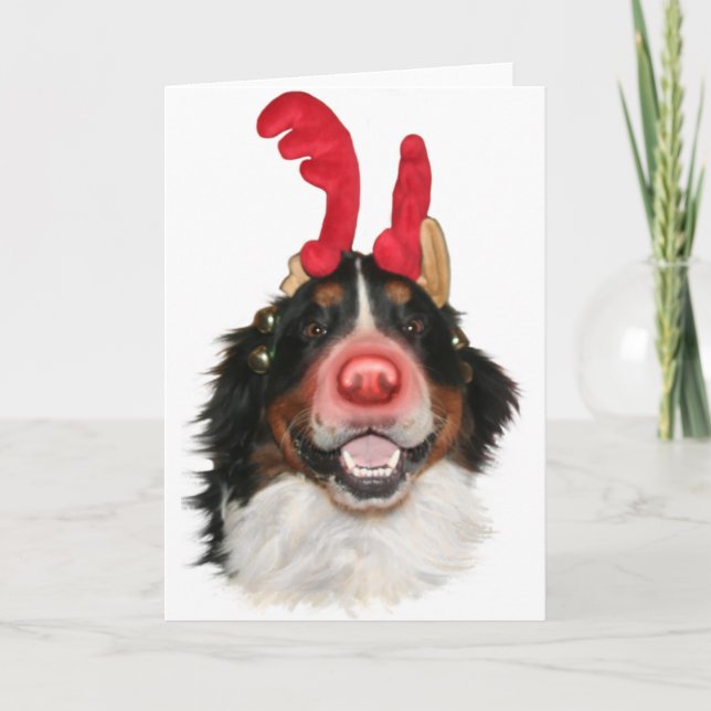 Cartão De Festividades Bernese Roodolph (Rudolph) (Frente)