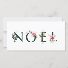 Cartão De Festividades Berries de inverno | Cartas de Natal | NOEL