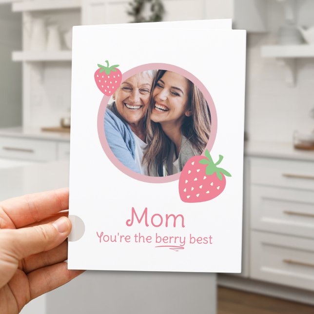Cartão De Festividades Berry Best Mãe Dia de as mães (Criador carregado)