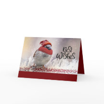 Best Wishes Sparrow With Hat