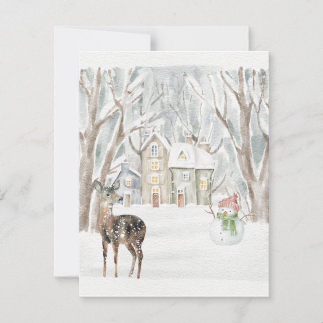 Cartão De Festividades besta de férias (Frente)