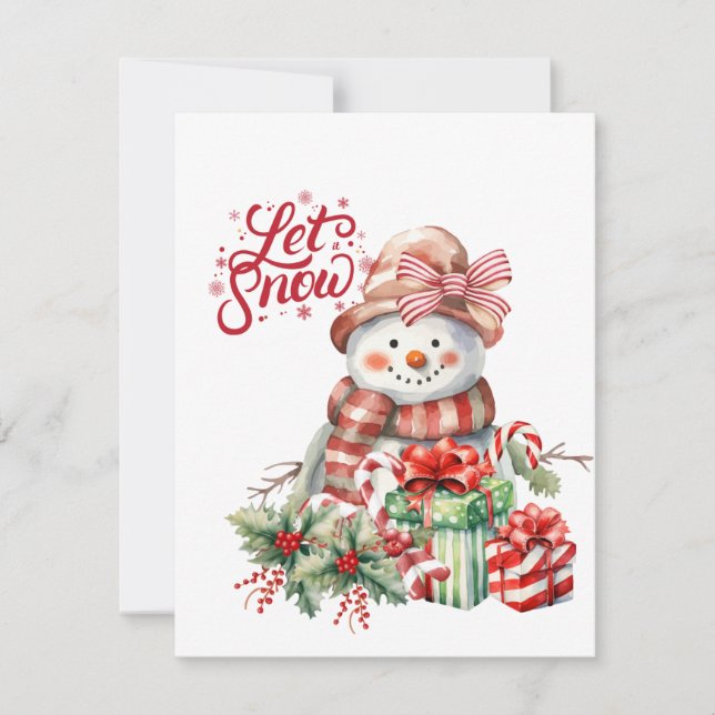 Cartão De Festividades besta de férias (Frente)