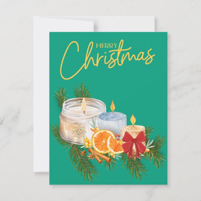 Cartão De Festividades besta de férias (Frente)