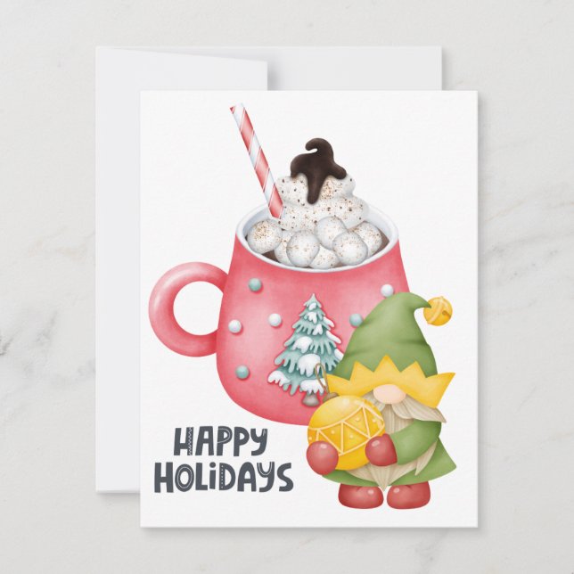 Cartão De Festividades besta de férias (Frente)