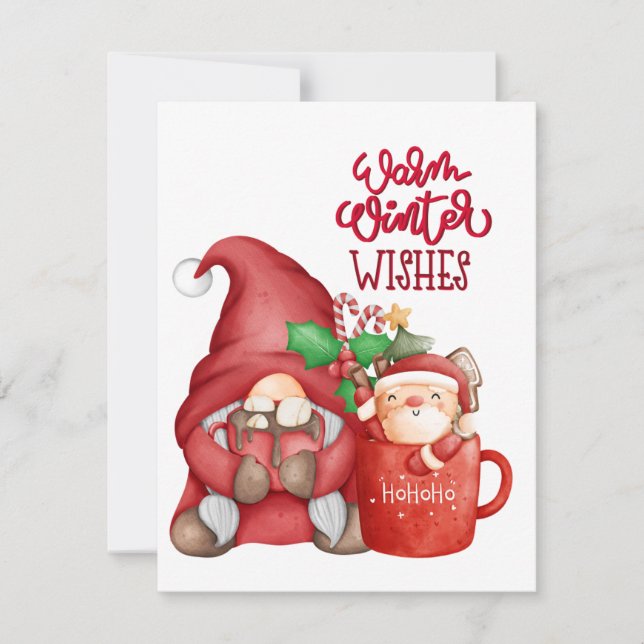 Cartão De Festividades besta de férias (Frente)