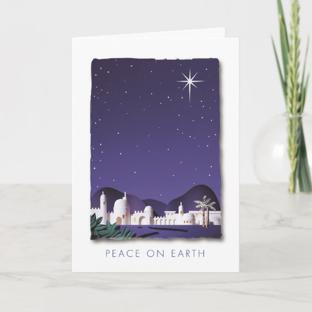 Cartão De Festividades Bethlehem (Frente)