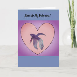 Cartão De Festividades Betta Valentine card