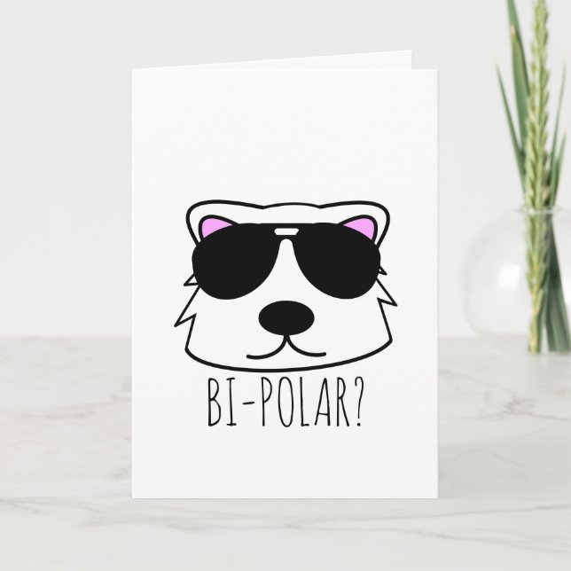 Cartão De Festividades Bi Polar Valentine (Frente)