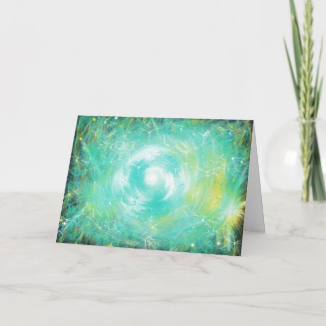 Cartão De Festividades Bíblia de Arte Cristã de Natal Verso (Frente)