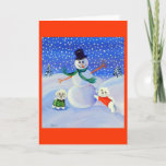 Cartão De Festividades Bichon Frise Cards<br><div class="desc">This Christmas season,  you'll love sending out these adorable cards to family and friends! Look for the matching postage stamps here on Zazzle. This cute design was taken from my original painting.</div>